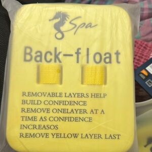 Yellow Spa Back Float